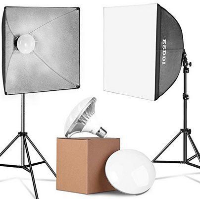 ESDDI PS070 LED Softboxen Set inkl. Leuchtmittel für 39,89€ (statt 70€)