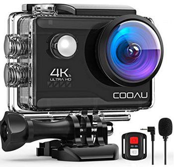 COOAU 4K/30fps Action Cam mit EIS & Fernbedienung für 45,49€ (statt 70€)