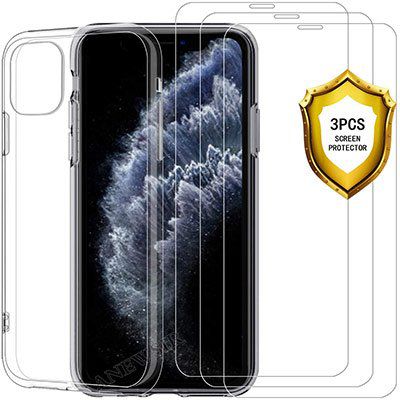 iPhone 11 Pro Schutzhülle & 3 Panzergläser für 4,49€   Prime