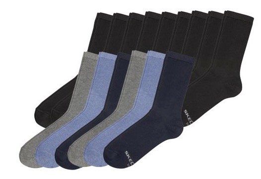 12er Pack Skechers Crew Unisex Socken für 15,90€   nur 1,33€ pro Paar