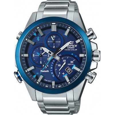 Casio Edifice (EQB 501DB 2AER) Hybrid Smartwatch mit Solar für 143€ (statt 280€)