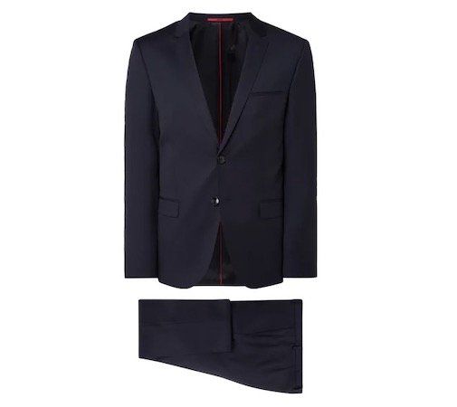 Hugo Arti/hesten193 Extra Slim Fit Anzug aus reiner Schurwolle für 296,56€ (statt 449€)