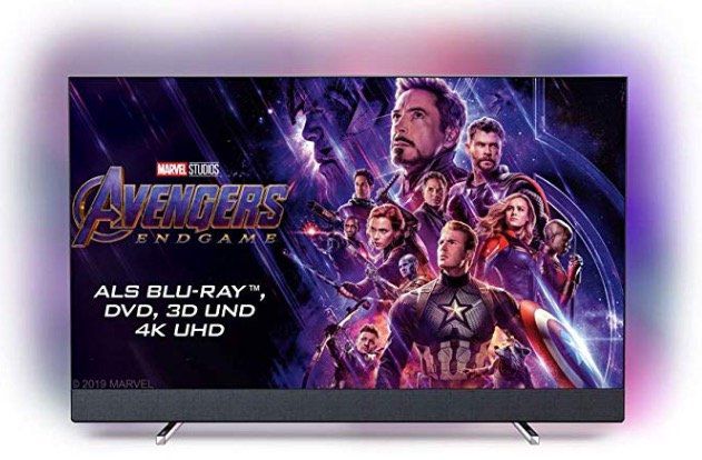 Philips 55PUS8804   55 Zoll UHD Fernseher mit 3 seitigem Ambilight für 699€ (statt 849€)