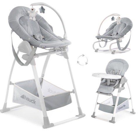 Hauck Sit n Relax Stretch Klapphochstuhl in Grau für 139,99€ (statt 160€)