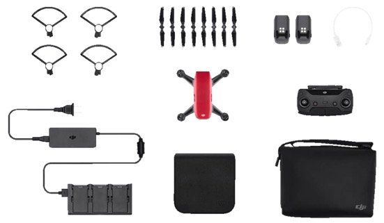 Ausverkauft! DJI Spark Drohne mit Fly More Combo in drei Farben für 399€ (statt 654€)