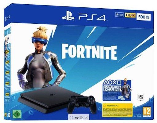 PlayStation 4 slim 500GB Fortnite Neo Versa Bundle für 195,56€ (statt 229€)