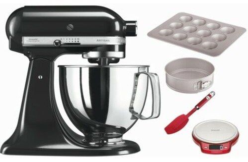 KitchenAid 5KSM125EBSOB Küchenmaschine inkl. Baking Set für 339,99€ (statt 436€)