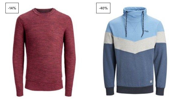 2 Pullover von Mustang, Tom Tailor, Jack & Jones etc. für 43,99€