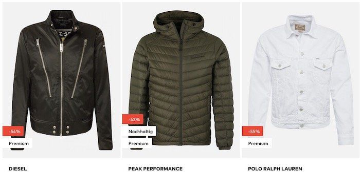 Vorbei! Premium Jacken Sale bis 72% + bis 40% Extra Rabatt   z.B. Hilfiger Winterjacke für 170,10€ (statt 274€)
