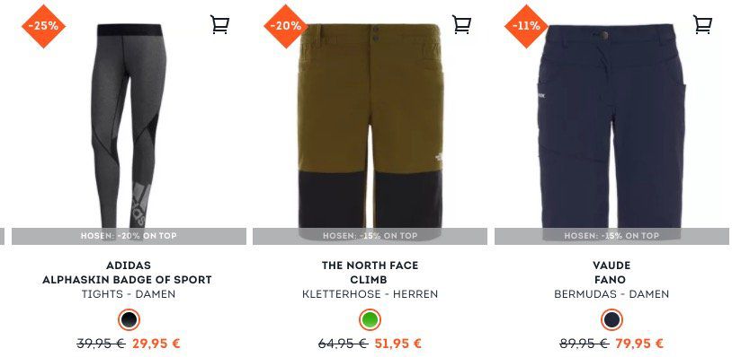 SportScheck:  20% Rabatt auf über 700 Hosen   z.B. Tommy Hilfiger Swim Shorts für 51,51€ (statt 70€)