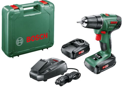 Bosch PSR 1800 LI 2 Akku Bohrschrauber mit 2 x 1,5 Ah für 89€ (statt 109€)