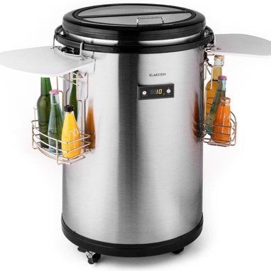 Klarstein Mr. Barbot Bar Kühlschrank 50l A+ aus Edelstahl für nur 199,99€ (statt 293€)