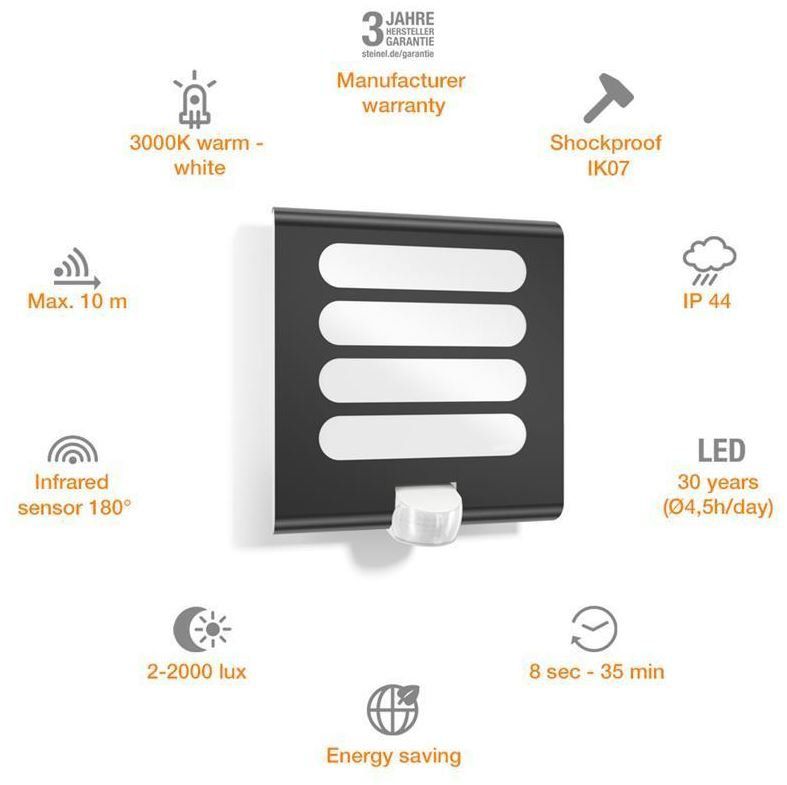 Steinel L 224 LED Aussenleuchte mit Bewegungsmelder für 39,90€ (statt 90€)