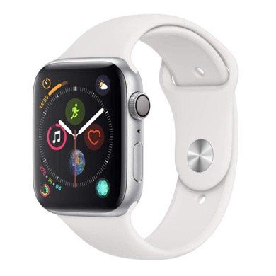 Apple Watch Series 4 GPS 44mm in Weiss für 345,91€ (statt 385€)