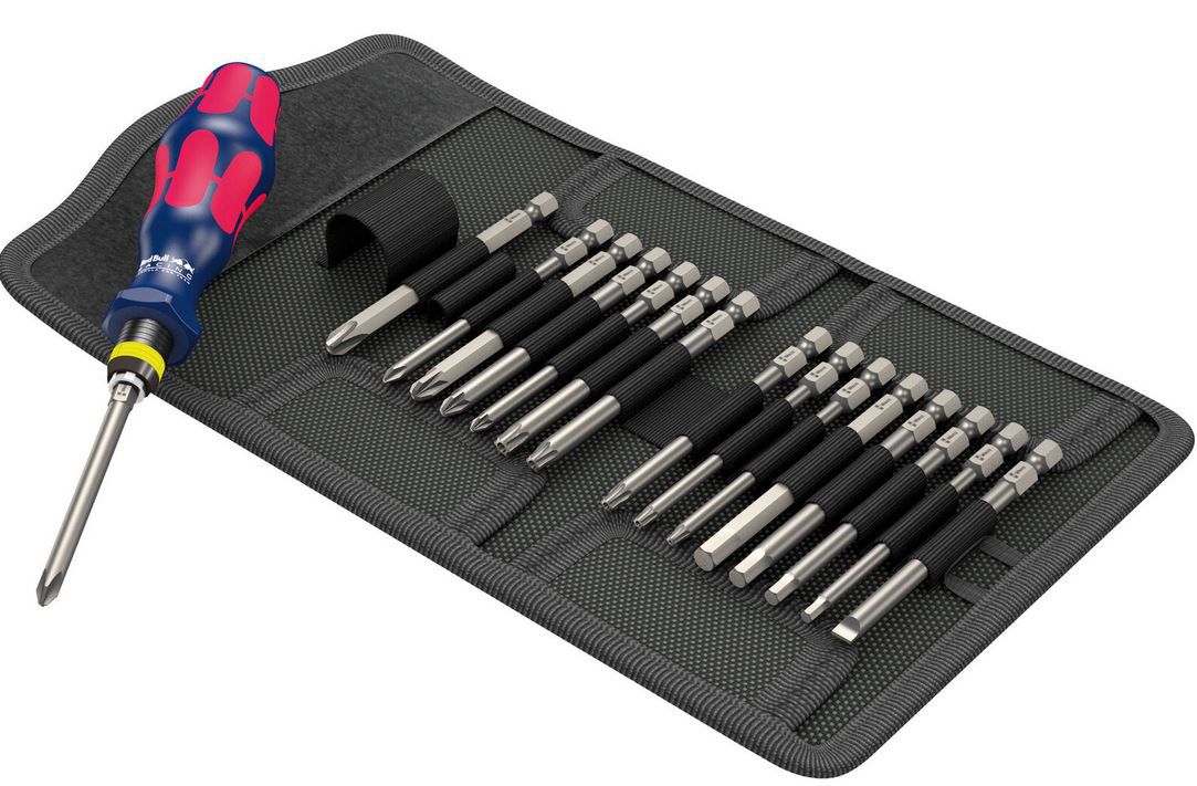 Wera Red Bull Racing Sonderedition 17 tlg. Kraftform Bit Set + Bit Dreher für 34,65€ (statt 43€)