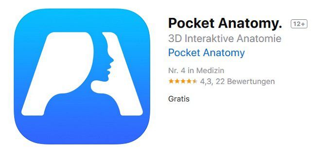 iOS: Pocket Anatomy. kostenlos (statt 1,09€)