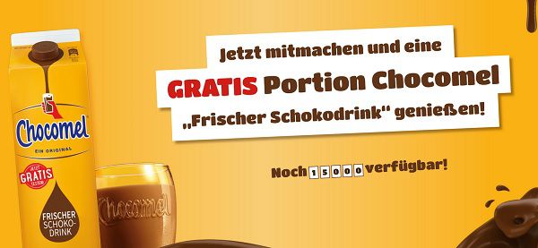 Schokodrink von Chocomel gratis ausprobieren