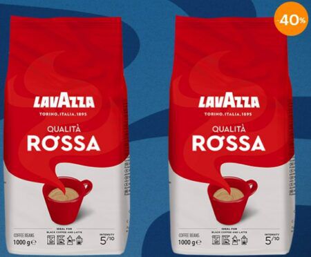 2kg Lavazza Qualita Rossa für 21,58€ (statt 30€)