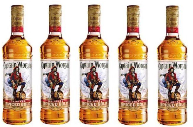 5 Flaschen Captain Morgan Original Spiced Gold für 45,60€ (statt 50€)