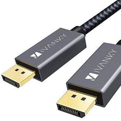 iVANKY DisplayPort Kabel in 2 Meter Länge mit Nylongeflecht für 5,59€ (statt 8€)