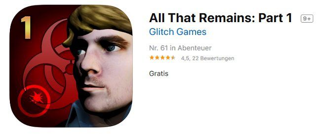 iOS: All That Remains: Part 1 kostenlos (statt 2,29€)