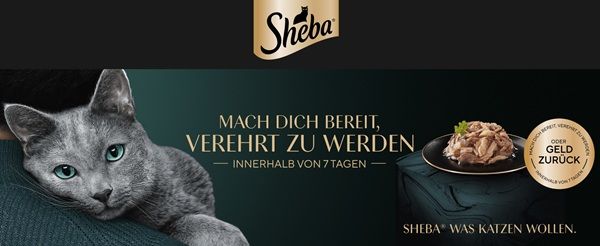 Katzenfutter von Sheba für 6€ gratis oder Gewinnspielteilnahme