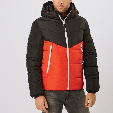 Tom Tailor Steppjacke in Dunkelorange für 50,34€ (statt 71€)