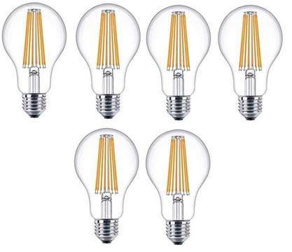 6er Pack 💡 Philips Attralux LEDclassic E27 Glühbirne für 14,33€ (statt 51€)