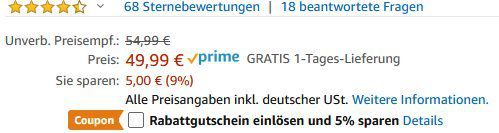 Umi. Essentials 360° drehbar Armatur mit 2 Strahlarten für 27,49€ (statt 50€)