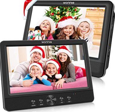 2er Pack: WONNIE tragbarer DVD Player mit Kopfstützenhalterung & vielen Extras für 107,99€ (statt 180€)