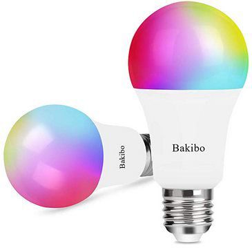 2er Pack: bakibo WLAN LED RGB Glühbirne mit Alexa Echo, Google Home & IFTTT Support für 14,99€ (statt 23€)