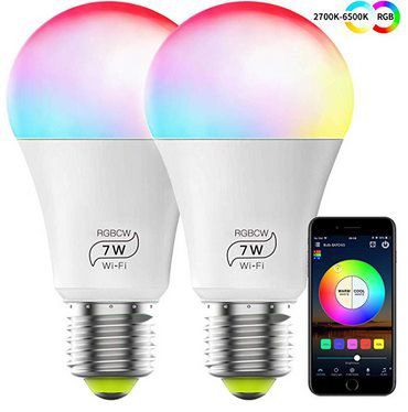 2erPack: WLAN LED RGB Glühbirnen mit Alexa Echo, Google Home & IFTTT Support für 13,19€ (statt 22€)