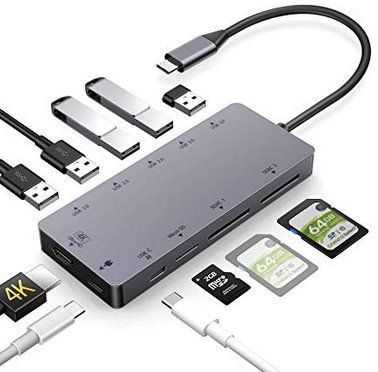 11in1 USB C Hub mit 5x USB, USB C, OTG & mehr für 27,99€ (statt 40€)