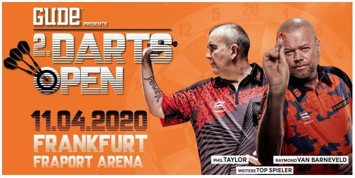 Darts Open Frankfurt Tickets + ÜN/F im Hotel ab 65€ p.P.   z.B. Phil Taylor und van Barneveld