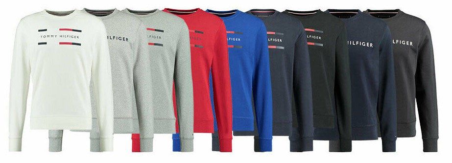 Tommy Hilfiger Herren Sweatshirt mit großem Logo Print für 59,90€ (statt 90€)