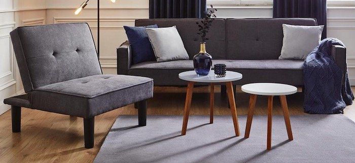 Sofa mit Bettfunktion inkl. Ottomane für 209,30€ (statt 399€)
