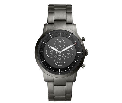 Fossil FTW7009 Hybrid Smartwatch (neues Modell mit massivem Gliederarmband + großem Display) für 186,15€