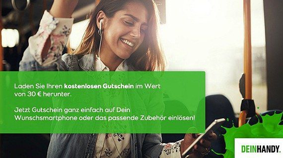 Veepee: 30€ DeinHandy Gutschein mit 5€ MBW gratis