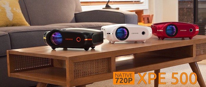 Crenova XPE500 Mini Beamer bis 200 mit 3800L inkl. HDMI Kabel für 89,99€ (statt 120€)