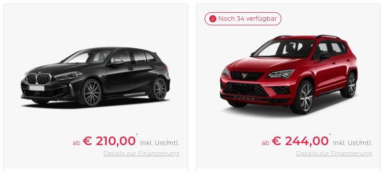 Black Leasing Week + 200€ Cashback bei Vehiculum   anwendbar auf ALLE Fahrzeuge