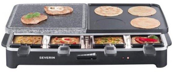 Severin RG 2341 Raclette Partygrill mit Naturgrillstein für 39,90€ (statt 64€)