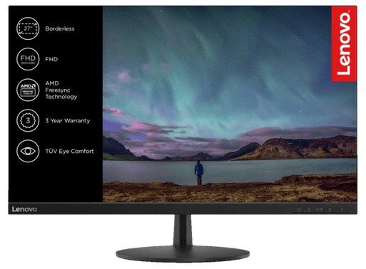 Ausverkauft! LENOVO L27i 28 27 Full HD Monitor (4 ms Reaktionszeit, FreeSync) für 99€ (statt 163€)