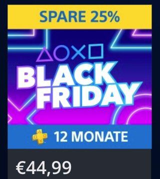 Ausverkauft! 12 Monate PlayStation Plus Mitgliedschaft für 37,96€ dank Guthaben Trick