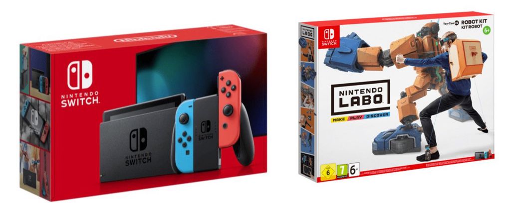 Saturn Black Weekend: Nintendo Switch + Labo Set für 288€ (statt 335€) + 10€ Rabatt bei Paydirekt Zahlung