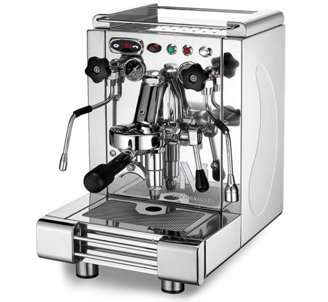 Macchiavalley Excelsia VB Edelstahl Espressomaschine für 1.299€ (statt 1.799€)