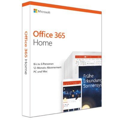 Ausverkauft! Microsoft Office 365 Home für 49,11€ (statt 60€)   1 Jahr für 6 Benutzer (Win, Mac oder Tablet)
