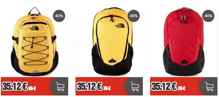 Top12 Black Freitag Sale mit vielen Deals   z.B. North Face Rucksäcke für 35€ (statt bis 82€)