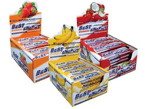 Natural Power Riegel Best Energy Bars 50g (30er Pack) diverse Geschmäcker für 21,95€ (statt 59€)