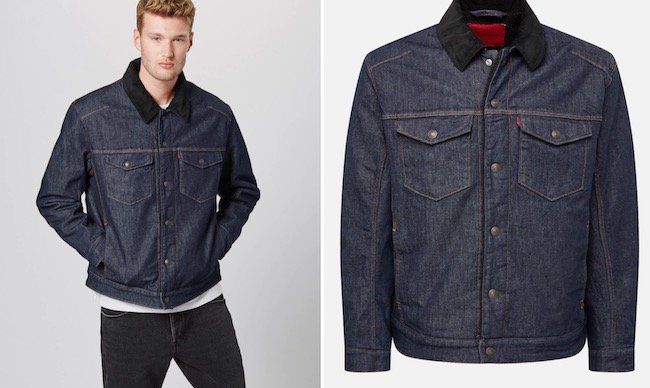 Levis Sherpa Trucker Jeansjacke für 50€ (statt 117€)   S, M, L