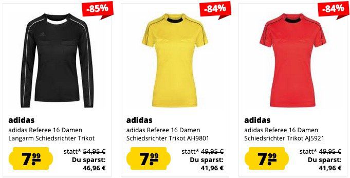 adidas Sale bis zu 91% Rabatt ab 1,49€ bei SportSpar heute Adidas 3 Stripes T Shirt ab 10,79 € (Februar 2020 Preise